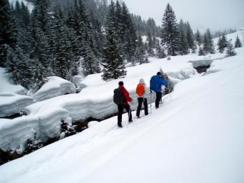 Raquettes sur les Balcons du Mont Blanc