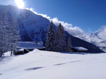 Raquettes sur les Balcons du Mont Blanc